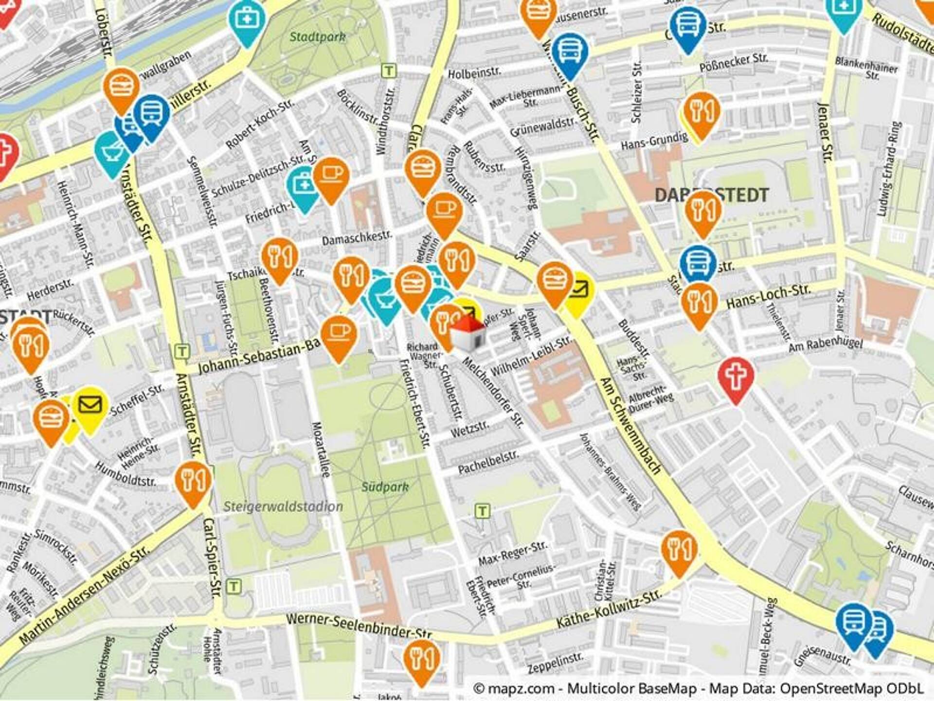 Dachgeschosswohnung in 99096 Erfurt mit 60,67 m² kaufen