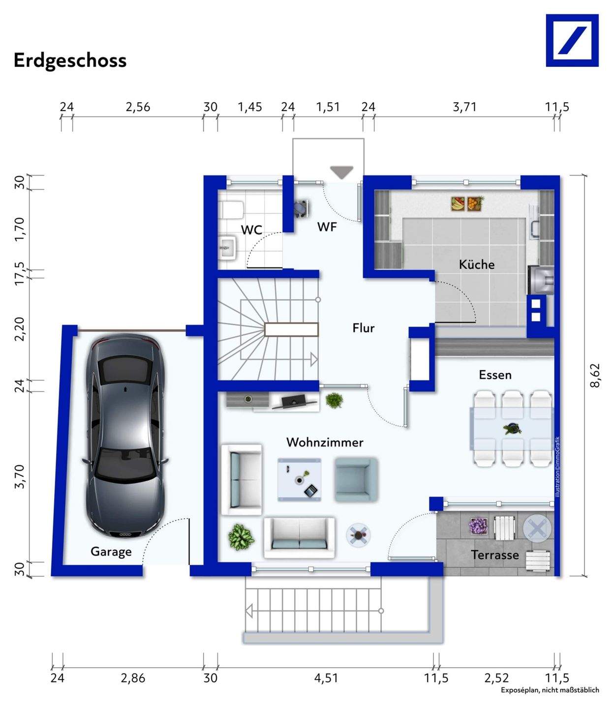 6-Zimmer-Doppelhaushälfte mit Garage in zentraler Lage – Ulm – Vorschaubild 8