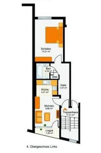 Provisionsfrei ! - TOP vermietete Studentenwohnung in zentraler Lage - 500m zum Hauptgebäude RWTH – Aachen – Vorschaubild 8