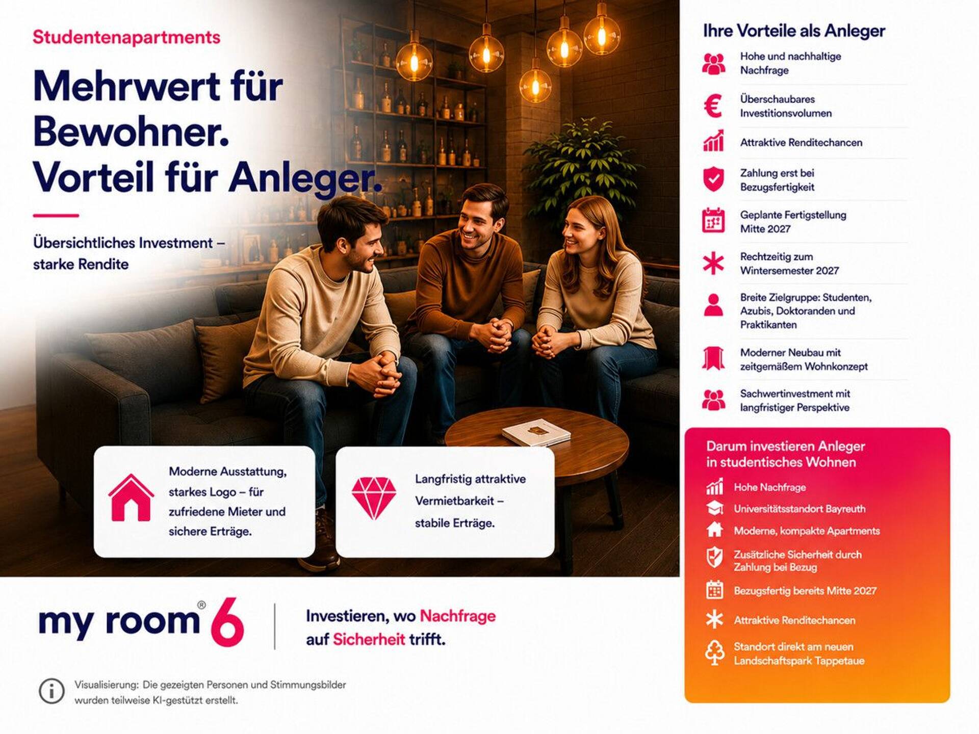 Erdgeschosswohnung in 95447 Bayreuth mit 20,1 m² kaufen