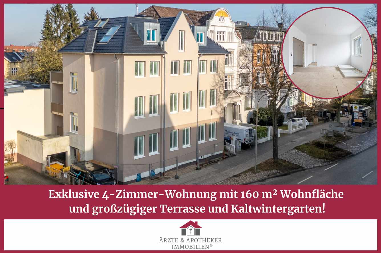 Exklusive 4-Zimmer-Wohnung mit 160 m² Wohnfläche und großzügiger Terrasse!