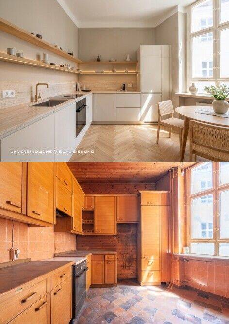 IMMOBERLIN.DE - Charmante Stuck-Altbauwohnung mit ruhigem Balkon im beliebten Rheingauviertel – Berlin – Vorschaubild 8