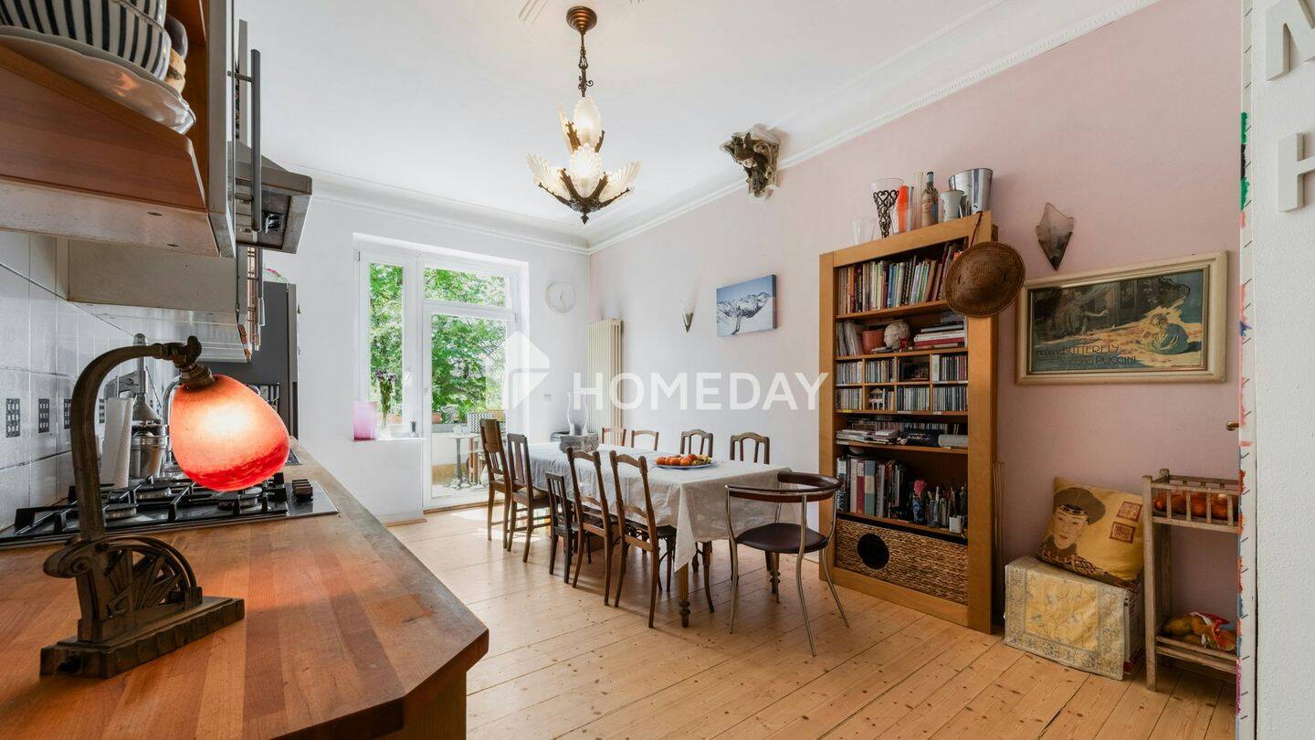 Seltene Kreuzviertel-Maisonette im Jugendstilhaus mit Balkon & Altbaucharme – Dortmund – Vorschaubild 2
