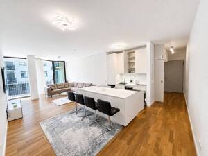 Möblierte 2-Zimmer-Wohnung im Sapphire Berlin mit Balkon