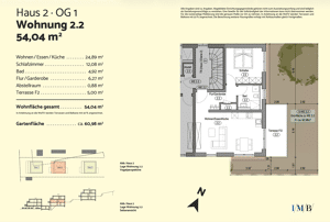 Exklusive 2 Zimmer, Neubau ETW in Würzburg, 54 qm, provisionsfrei mit privatem Garten – 97076 Würzburg – Vorschaubild 5