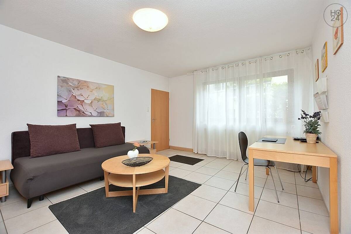 Schön möblierte Wohnung mit Reinigungsservice in Stuttgart Münster – 70376 Stuttgart – Bild 1 von 9