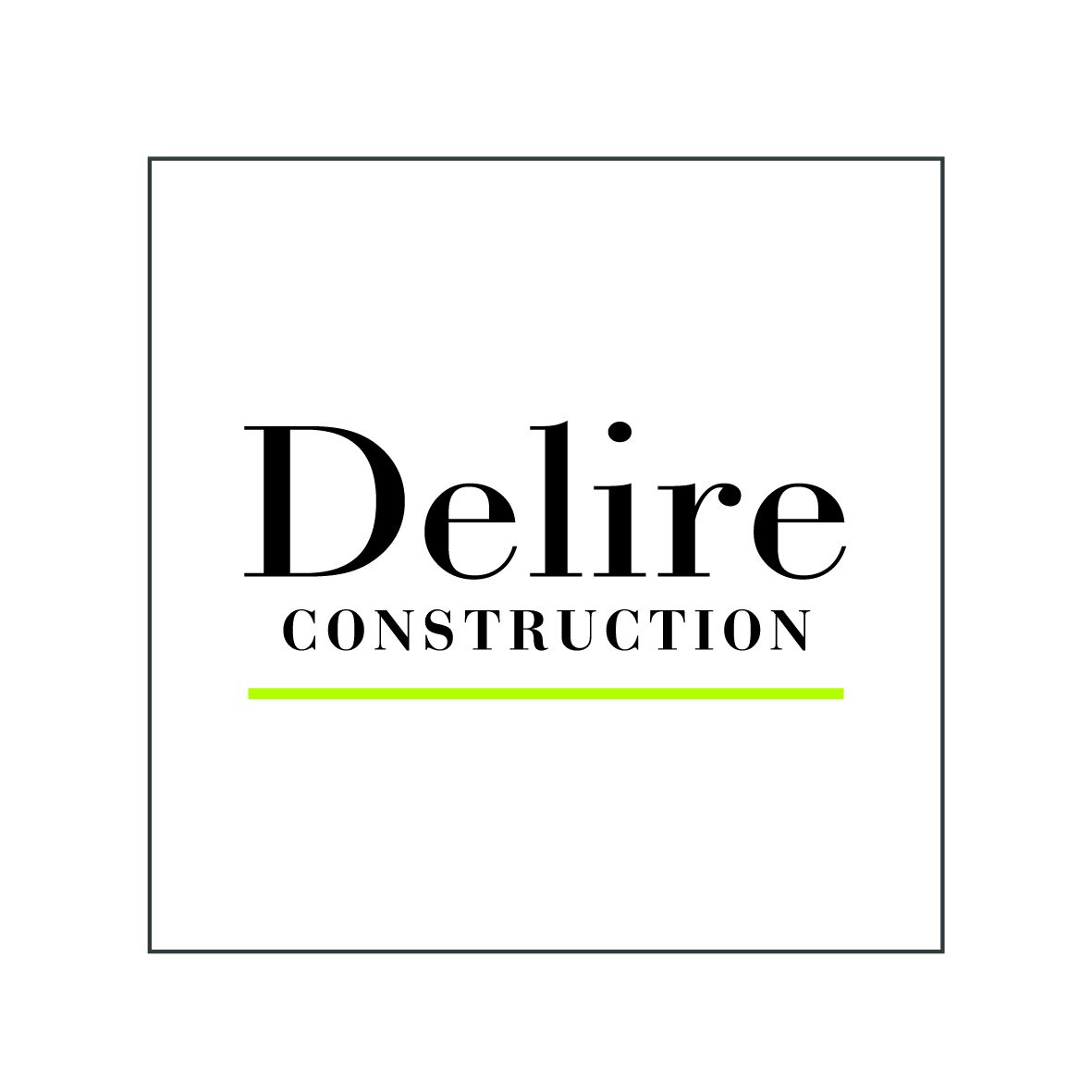 Delire Construction logo