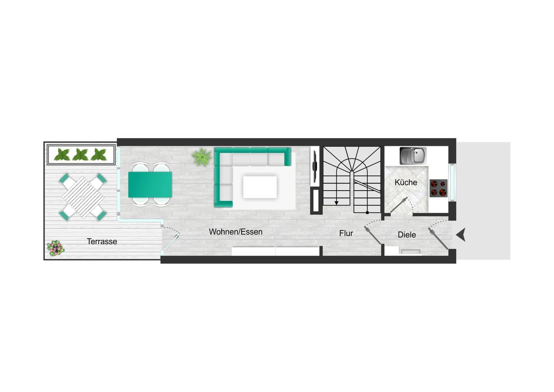 Terrassenwohnung in 83714 Miesbach mit 93 m² kaufen