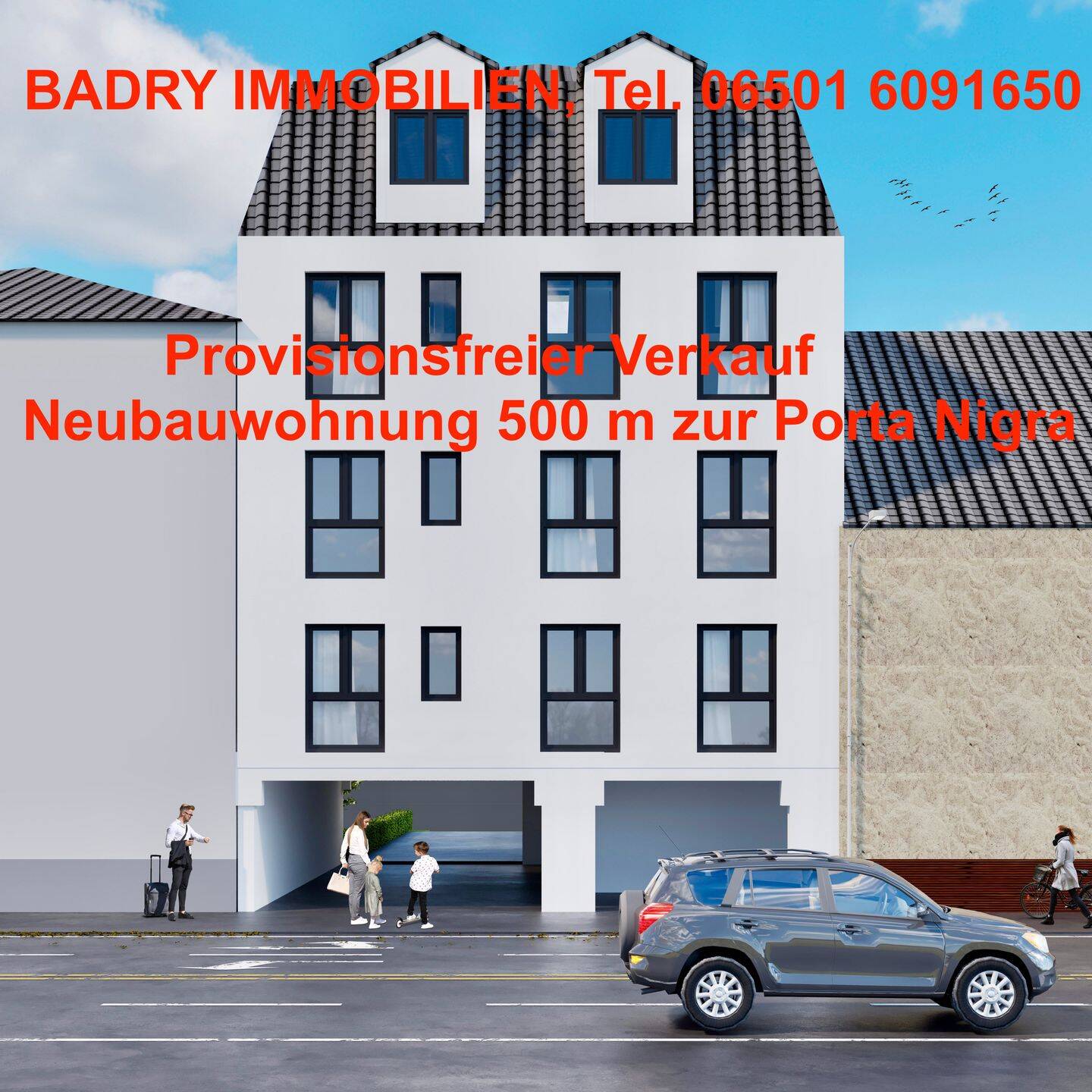 2ZKB-Neubauwohnung - Kapitalanlage in Bestlage zwischen Porta Nigra und Hauptbahnhof - Baubeginn demnächst
