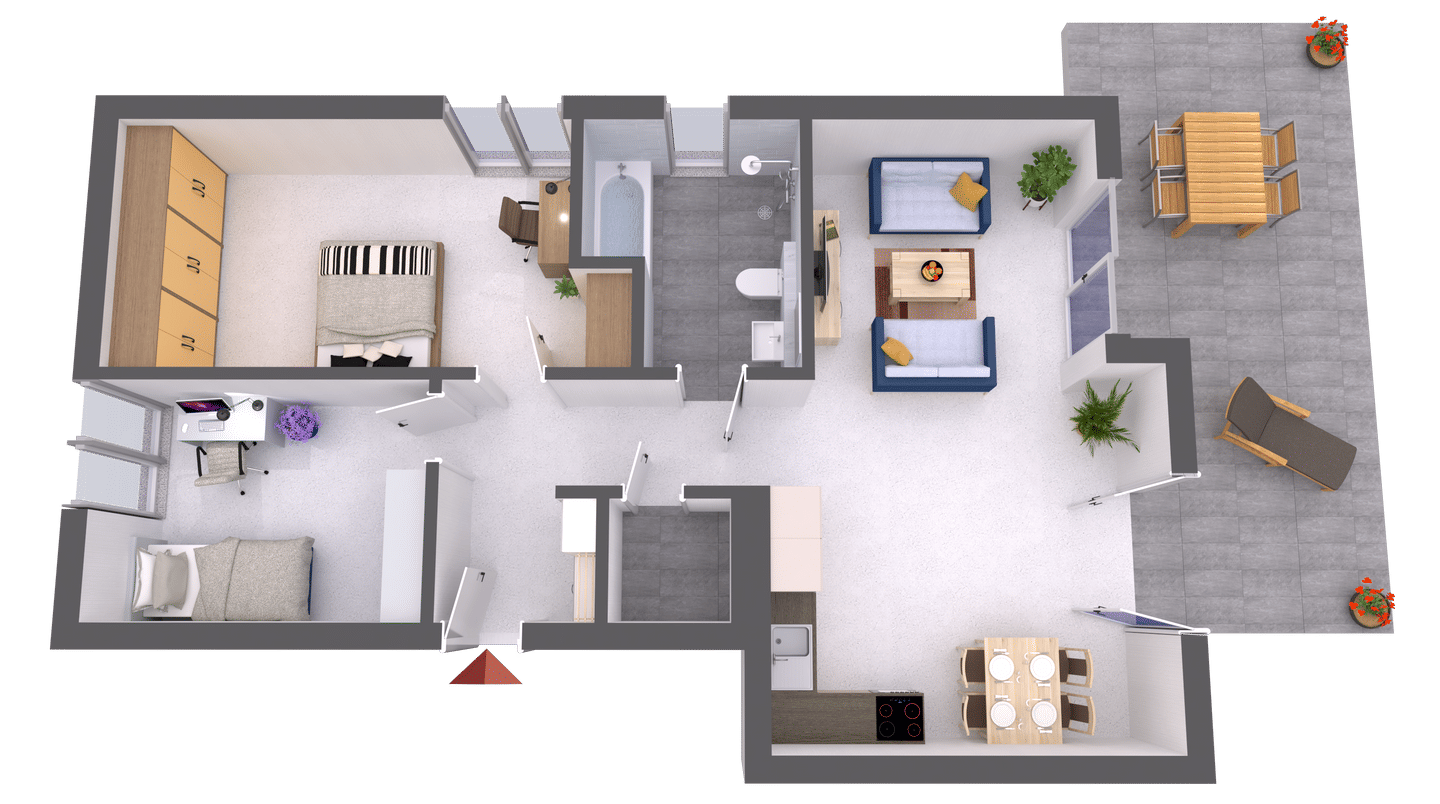 EH40 NEUBAU: 3.910 EUR / m² inkl. Einbauküche. 29m² Terrasse. Übergabe ab Mai/Juni 26. Angebot bis 28.02.26 – Bielefeld – Vorschaubild 6