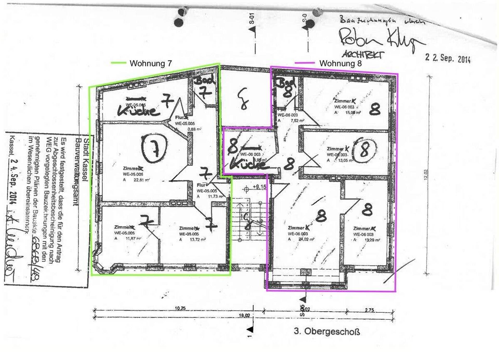 Etagenwohnung in 34117 Kassel mit 82 m² kaufen