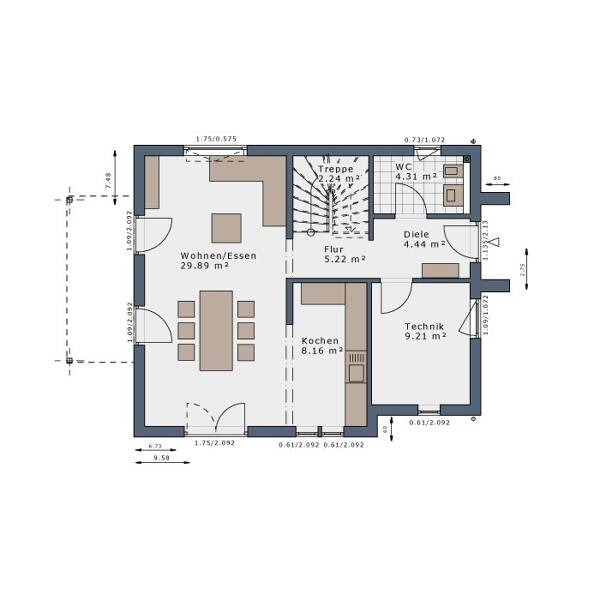 Einfamilienhaus in 14776 Brandenburg an der Havel mit 119 m² kaufen