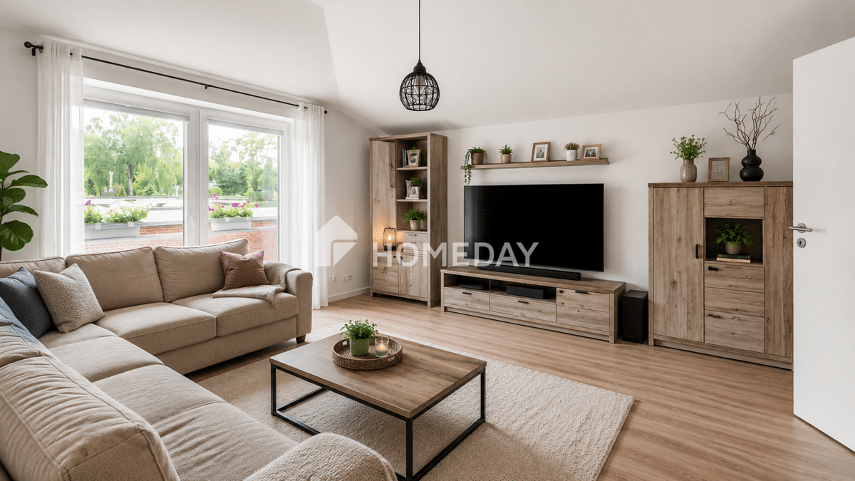 Moderne Vierzimmerwohnung mit Terrasse und Gartenanteil - Energieeffizienzklasse A+ – 22457 Hamburg – Bild 1 von 9