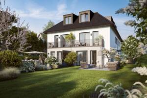 Effizienzhaus 55/KfW 55 - Nachhaltiges Stadthaus mit West-Ausrichtung in Aubing (H1)