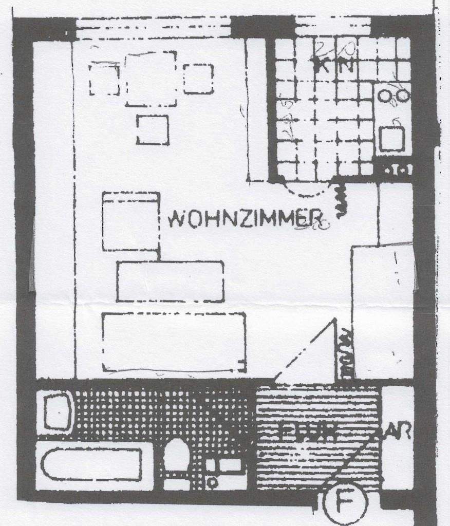 Bezugfsfreie 1-Zi-ETW mit Kfz-Stellplatz/Kellerabteil am Würzburger Ring – Erlangen – Vorschaubild 2