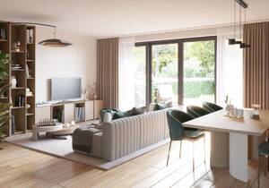 KfW 40 Reihenendhaus mit Garten und Bodentiefen Fenstern – 22455 Hamburg – Vorschaubild 1
