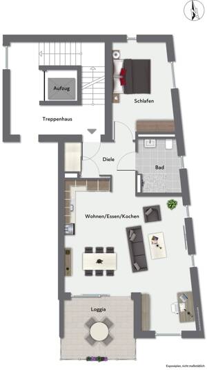 Neubau-Eigentumswohnung in der östlichen Innenstadt von Bielefeld, nahe Ravensberger Park – 33607 Bielefeld – Vorschaubild 2