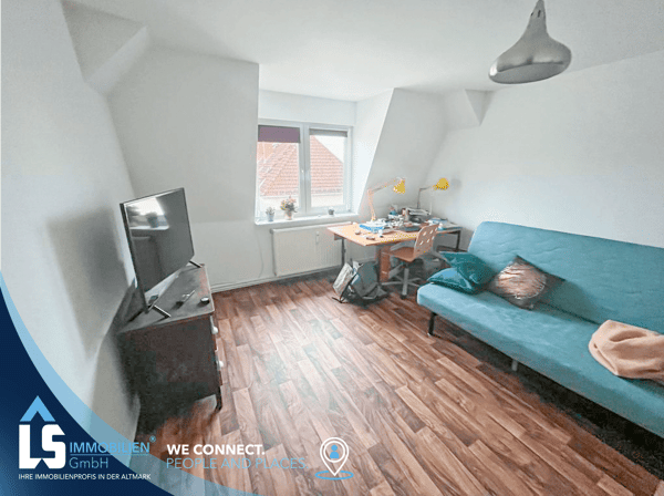 Dachgeschosswohnung in 19322 Wittenberge mit 47,64 m² kaufen