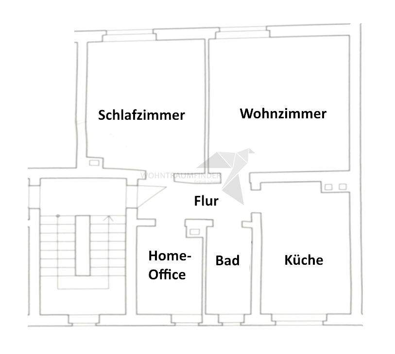 !! Osterangebot !! großzügige 2,5-Raum-Whg. mit Tageslichtbad direkt am Waldrand – Chemnitz – Vorschaubild 2