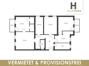 Vermietete große Wohnung in grüner Umgebung & Provisionsfrei – 12307 Berlin – Vorschaubild 1