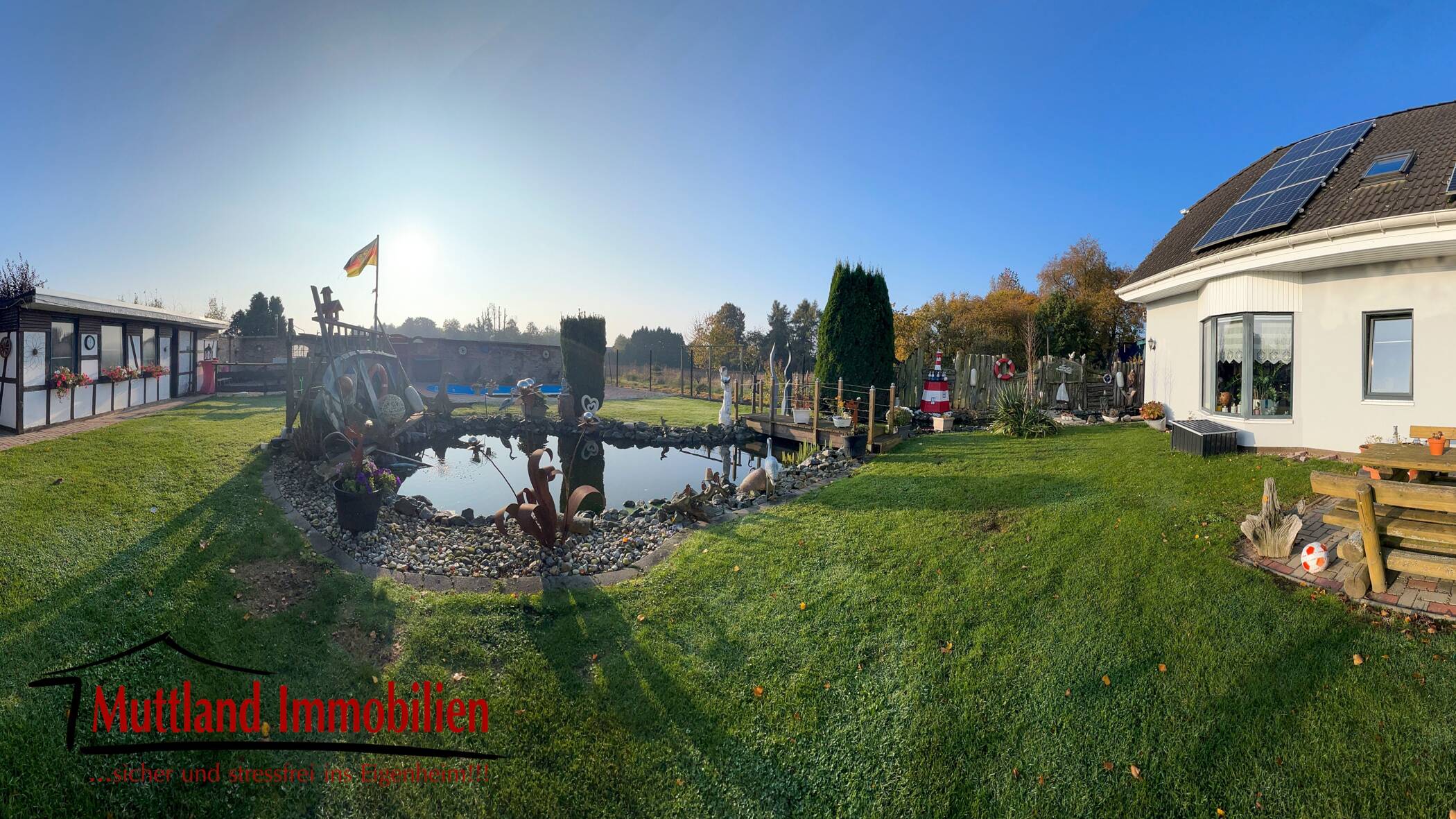 So schön kann Leben sein! Pool, Teichromantik und Feldrandlage – Elmenhorst – Vorschaubild 6