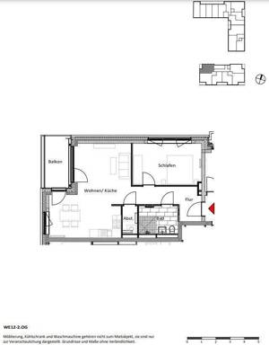 Neubau - Vermietung ab 60 Jahren! 2 Personen 2-Zimmer-Wohnung **Wohnberechtigungsschein erforderlich** – 22041 Hamburg – Vorschaubild 9
