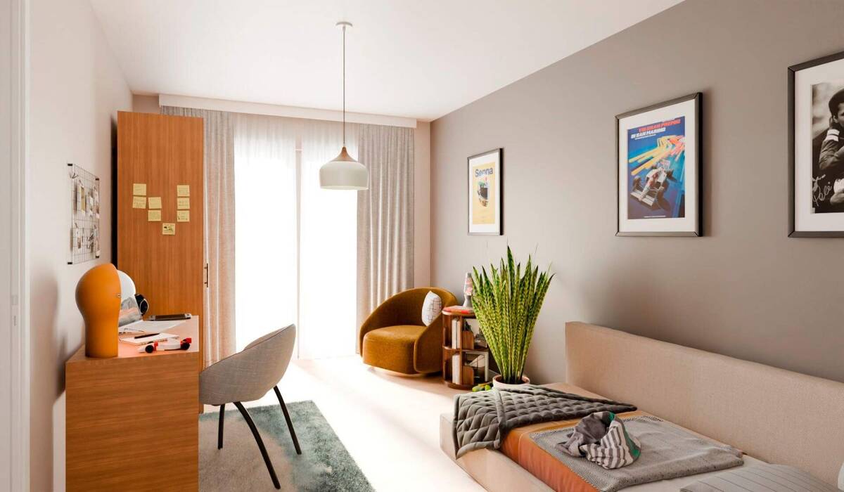 Barrierefreie Erdgeschosswohnung mit Terrase und Gartenanteil zum Innenhof sowie Loggia – 40597 Düsseldorf – Bild 1 von 9