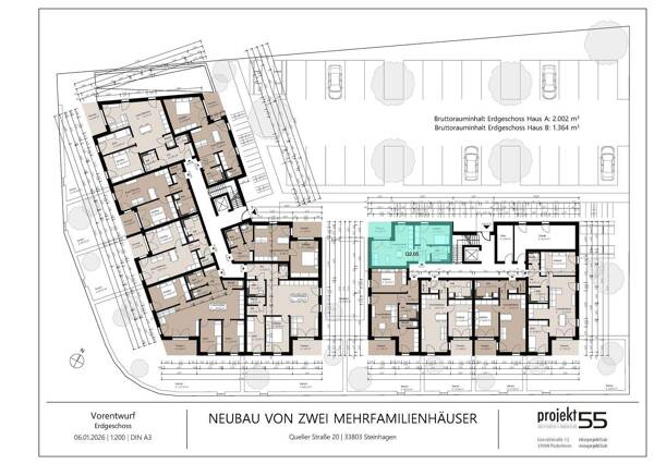 Erdgeschosswohnung in 33803 Steinhagen mit 43,27 m² kaufen