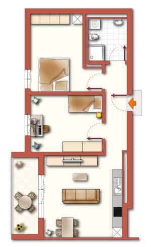 Moderne 3-Zimmer-Wohnung zur Miete - Neubau – 94436 Simbach – Vorschaubild 3