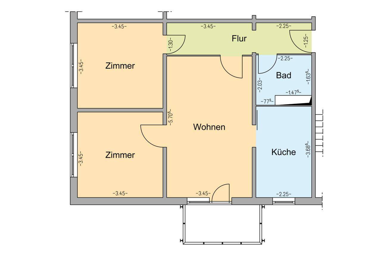 Familienfreundliche Eigentumswohnung in ruhiger Wohnlage im Rostocker Westen – Rostock – Bild 1 von 1