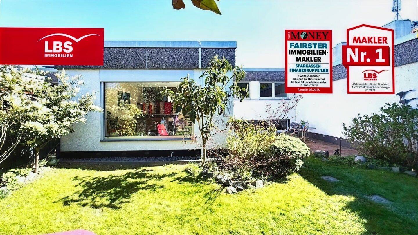 Bezugsfreier Bungalow mit Garten und Garage in Leverkusen-Rheindorf