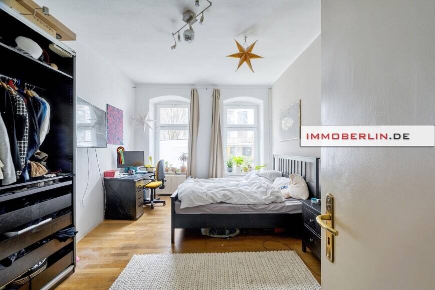 IMMOBERLIN.DE - Sympathische Altbauwohnung mit großer Westterrasse & kleinem Garten – Berlin – Vorschaubild 2