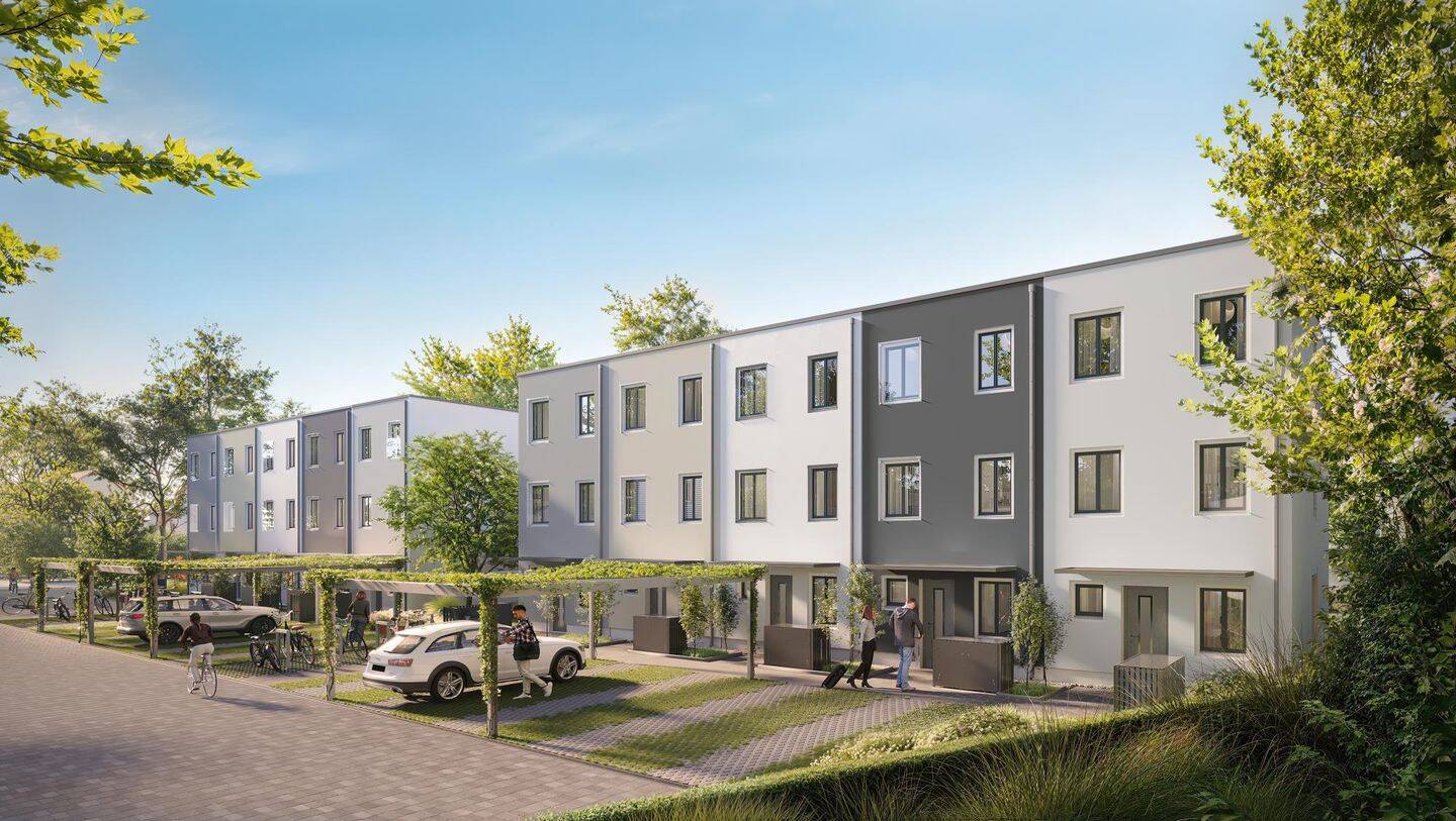Exklusive Reihenhäuser in der Liebigstraße – Regensburg – Bild 1 von 6