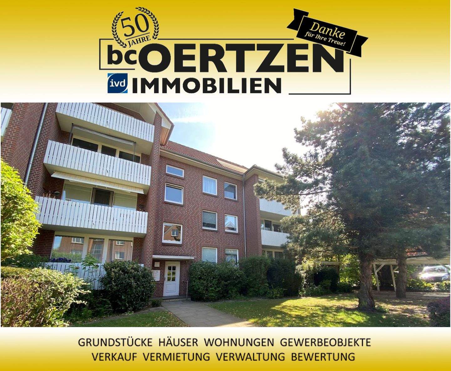 Großzügige 3 Zimmer Wohnung mit Balkon und Aufzug in begehrter Lage von Winsen (Luhe)