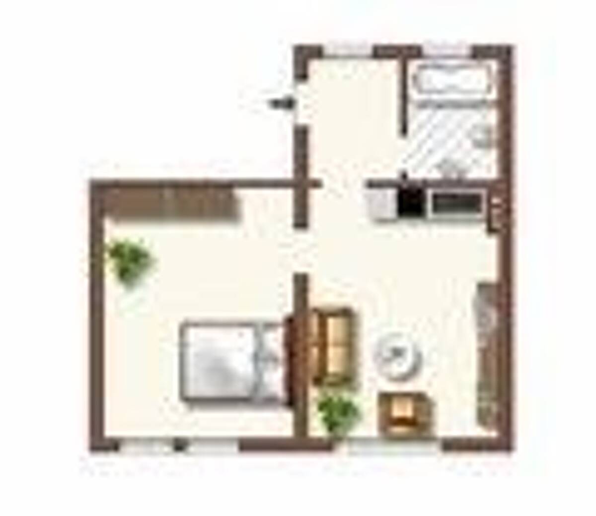 Demnächst frei! 2-Zimmer-Wohnung in Duisburg Huckingen – 47259 Duisburg – Bild 1 von 3