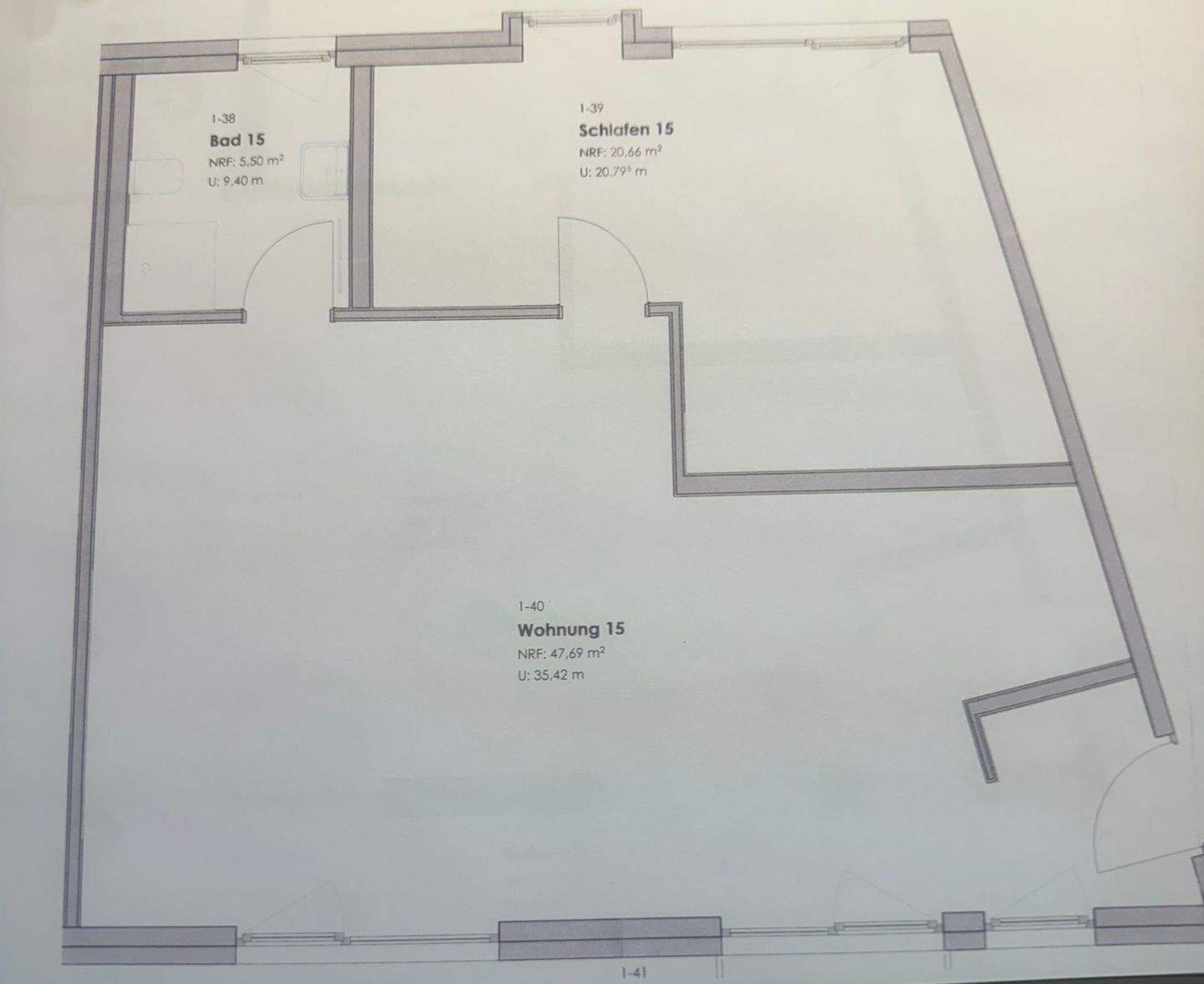gemütliche schöne 2 Zimmer Wohnung verkaufen - Hubland – Würzburg – Vorschaubild 3