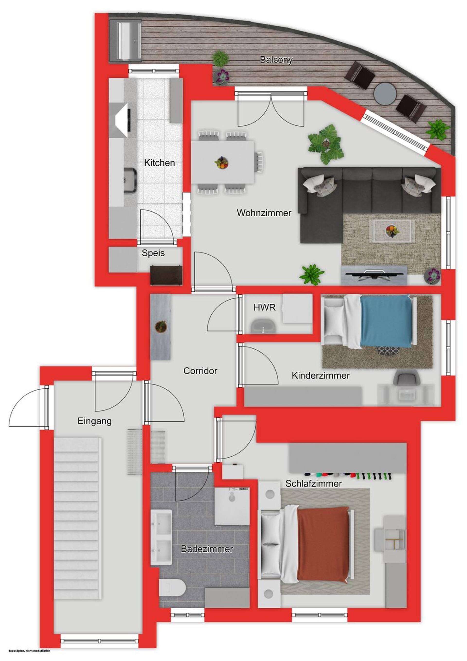 Etagenwohnung in 89331 Burgau mit 135,39 m² kaufen