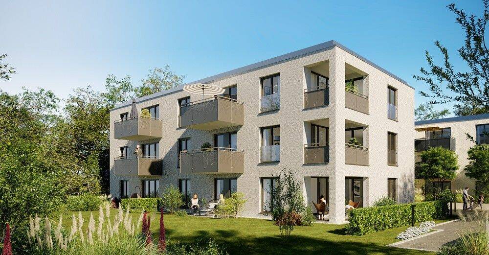 Exklusive 2-Zimmerwohnung mit Balkon! Erstbezug! – Nürnberg – Vorschaubild 4
