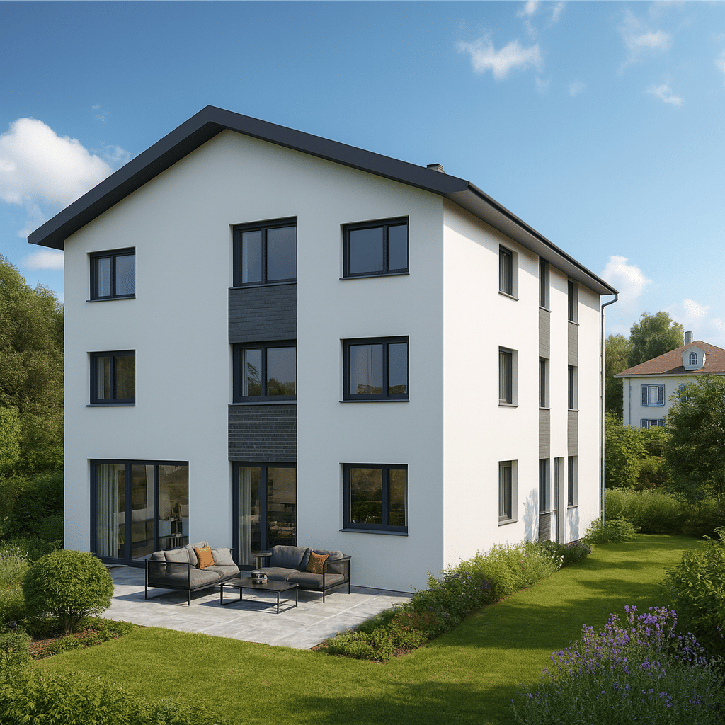Bahrenfeld /Lurup - Großes KfW55 Neubau Stadthaus mit 6 Zimmern und Wärmepumpe in Bestlage – Hamburg – Bild 1 von 6