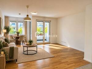 Neubau 2024: Möblierte 1-Zimmer-Wohnung mit EBK & Balkon im Gallusviertel – 60326 Frankfurt am Main – Vorschaubild 2