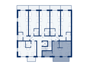 1-Zimmer-Apartment mit Balkon zur Eingangsseite (B14) – 53129 Bonn – Vorschaubild 4
