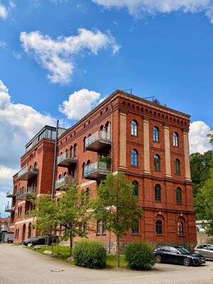ALTE KÖNIGSMÜHLE. Ein Stück Dresdner Industriegeschichte - Bezugsfreies Loft mit Balkon & PKW-Stellplatz
