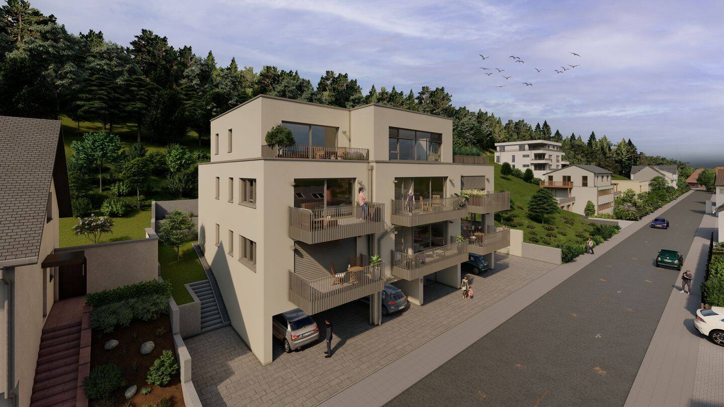 WE5: Moderne 2-Zimmer-Wohnung mit Balkon in Trier-Biewer – Trier – Vorschaubild 3