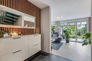Gepflegte Doppelhaushälfte mit Südgarten, überdachter Terrasse & Doppel-Carport - provisionsfrei – 22119 Hamburg – Vorschaubild 4