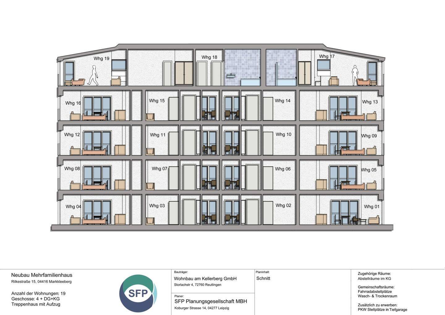 Markkleeberg: hochwertige Neubauwohnung in Seenähe mit energetischem KfW-40-Standard – Markkleeberg – Vorschaubild 9