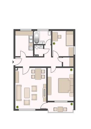 Helle 3-Zimmer-Wohnung in Korbach – 34497 Korbach – Vorschaubild 2