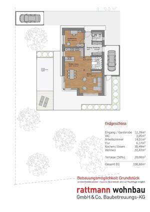 Neubau eines Traumhauses am Erlanger Burgberg - sonnig und ruhig gelegen – 91054 Erlangen – Vorschaubild 3