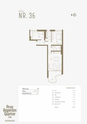 WE Nr. 36: Urbaner Wohnkomfort mit Charakter - 3-Zimmer-Wohnung mit Licht, Luft & Loggia – 81677 München – Vorschaubild 5