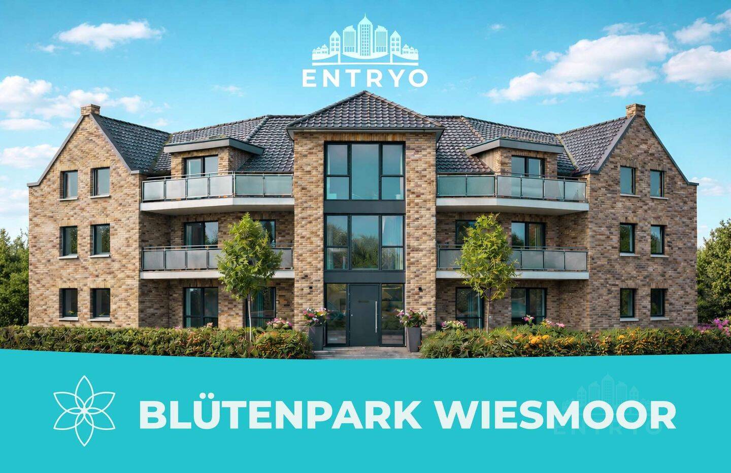 Exklusive KfW-40-QNG Dachgeschosswohnung mit Balkon und Spitzboden - Nachhaltig wohnen in Wiesmoor