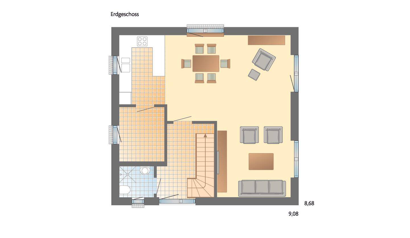 Smarter Einstieg: Ihr 114 m² Haus inkl. Keller & Bauland zum Top-Preis. – Essen – Vorschaubild 3
